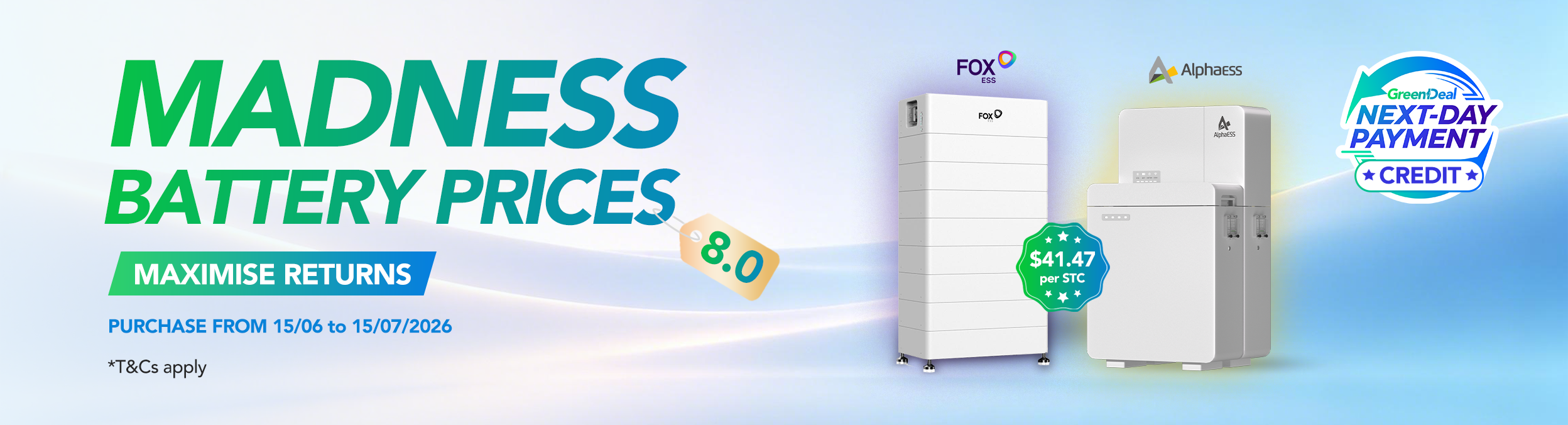 Special Battery Sale
