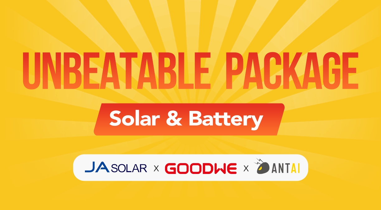 Unbeatable Solar Packages - JA475 + Goodwe + Antai